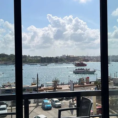 A&r 3 Bedrooms Seafront With Valletta&harbour View - Ferry شقة سليمة